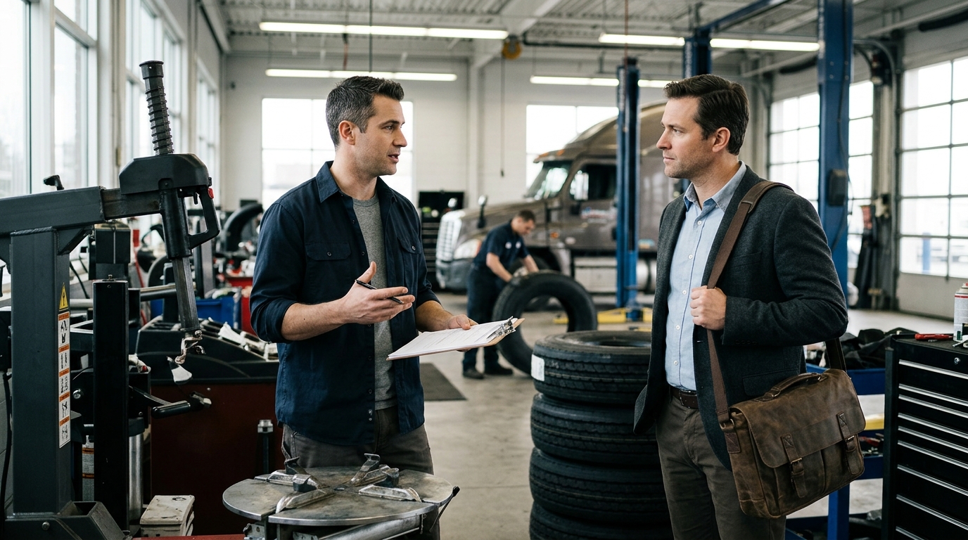 Illustration: How to Get a Tire Shop Loan with Bad Credit in 2026