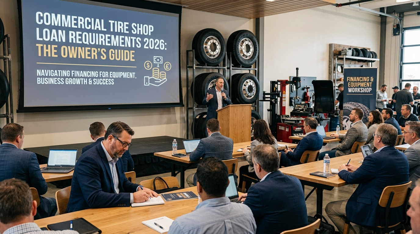 Illustration: Commercial Tire Shop Loan Requirements 2026: The Owner’s Guide